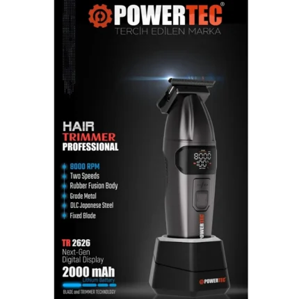 Powertec Tr 2626 Ense Sakal Traş Makinesi